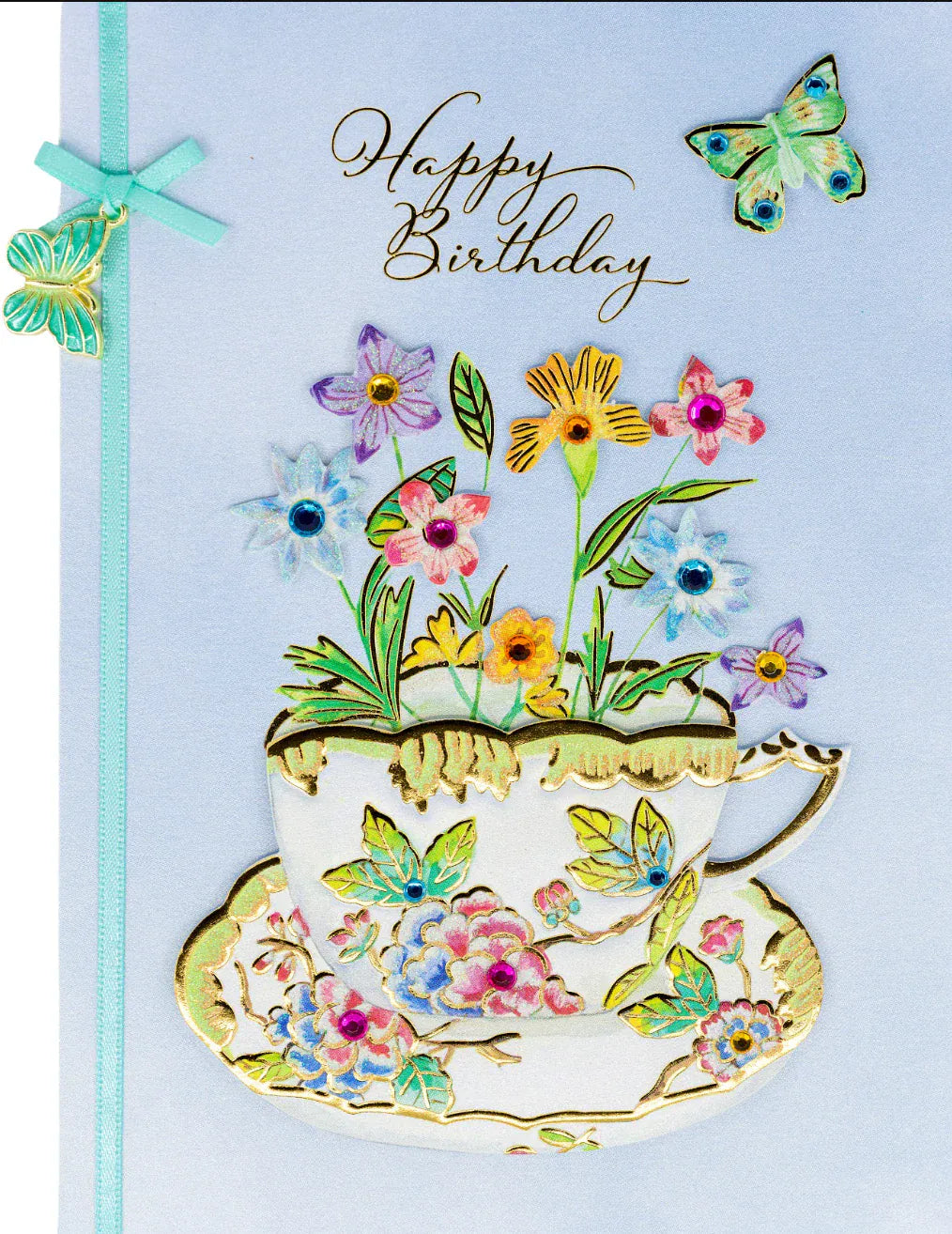 Niquea.D Cards Flowering Teacup Birthday Card