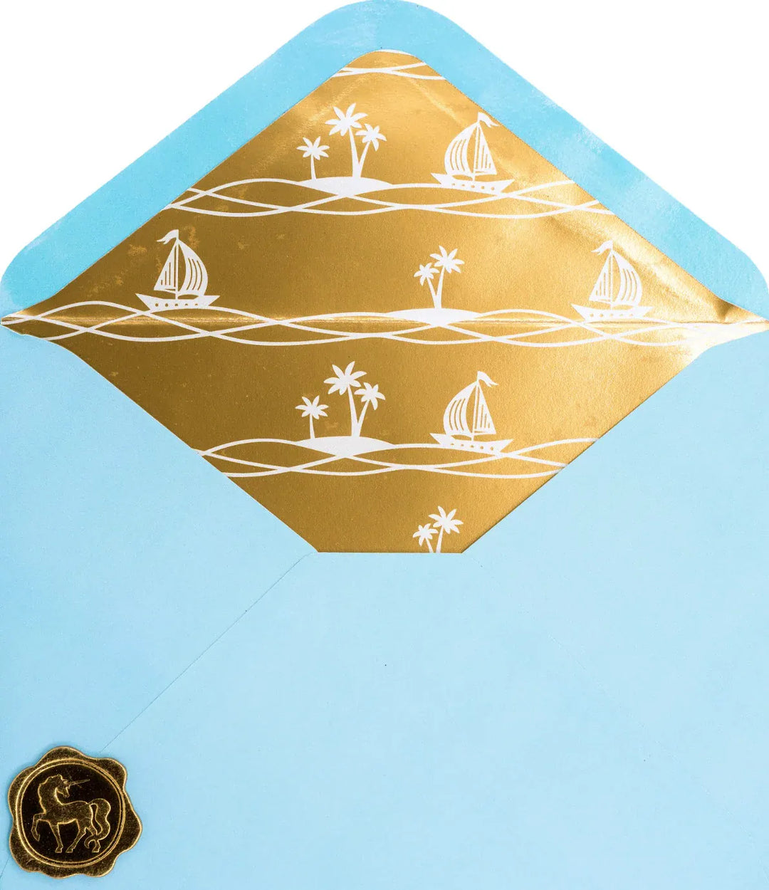 Niquea.D Cards Laser Cut Sailboat &amp; Waves Birthday Card
