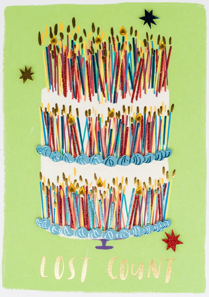 Niquea.D Cards Lost Count Cake Birthday Card