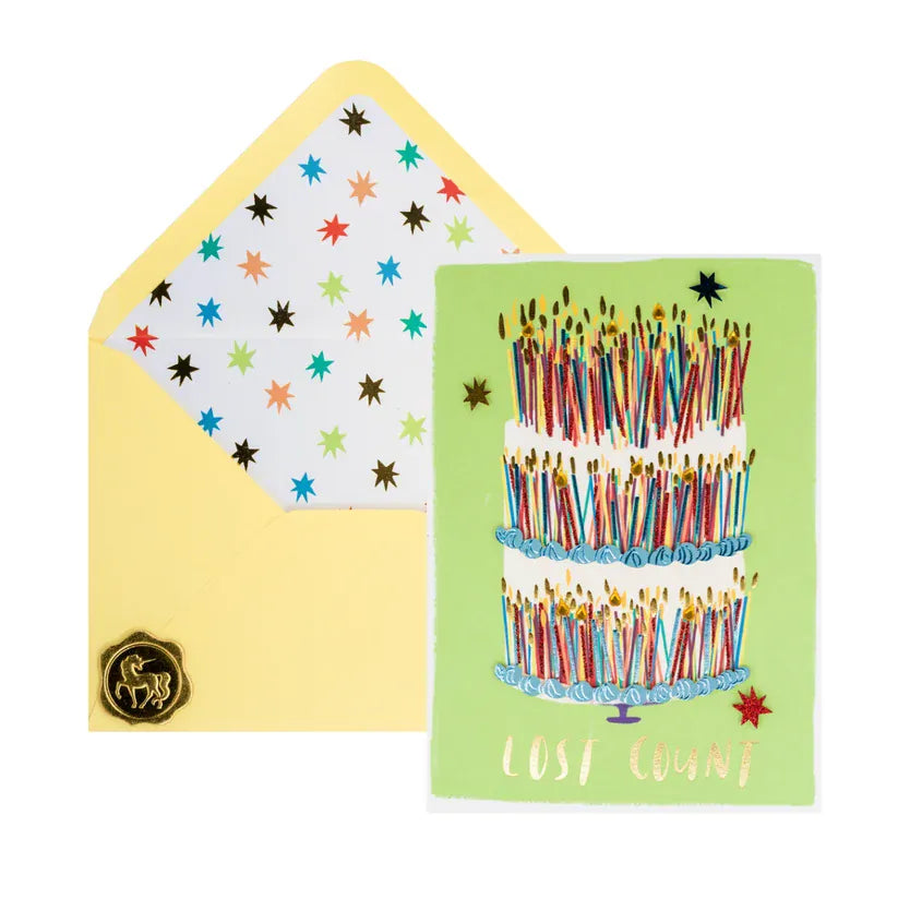 Niquea.D Cards Lost Count Cake Birthday Card