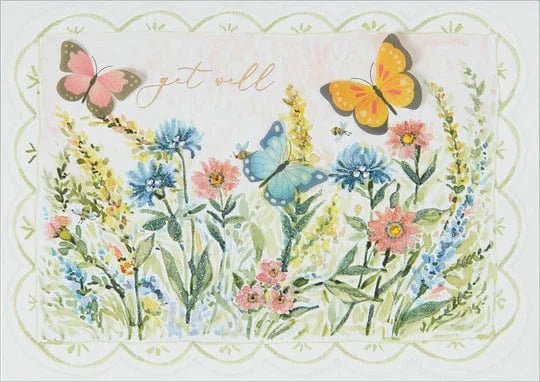 Niquea.D Cards Meadow Scallop Get Well Card