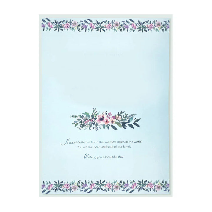Niquea.D Cards MOM Lettering with Vellum Flowers Mother's Day Card