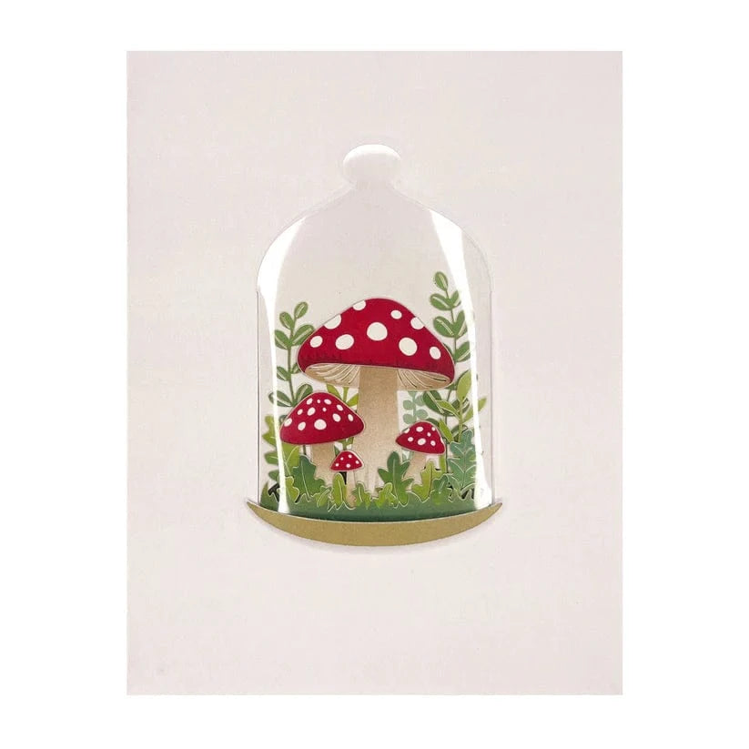 Niquea.D Cards Mushroom Cloche Blank Card