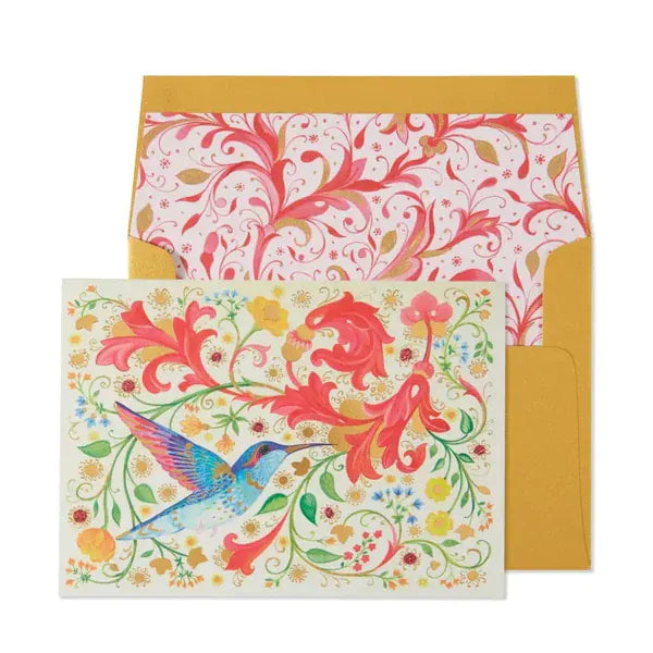 Niquea.D Cards Ornate Hummingbird Grandma Mother's Day