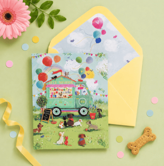 Niquea.D Cards Pets Paradise Birthday Card