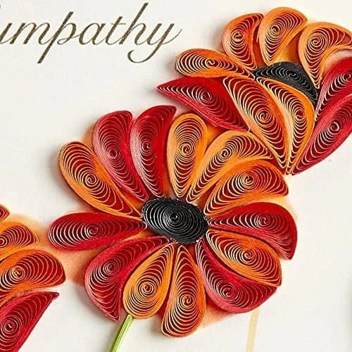 Niquea.D Cards Poppies Sympathy Card