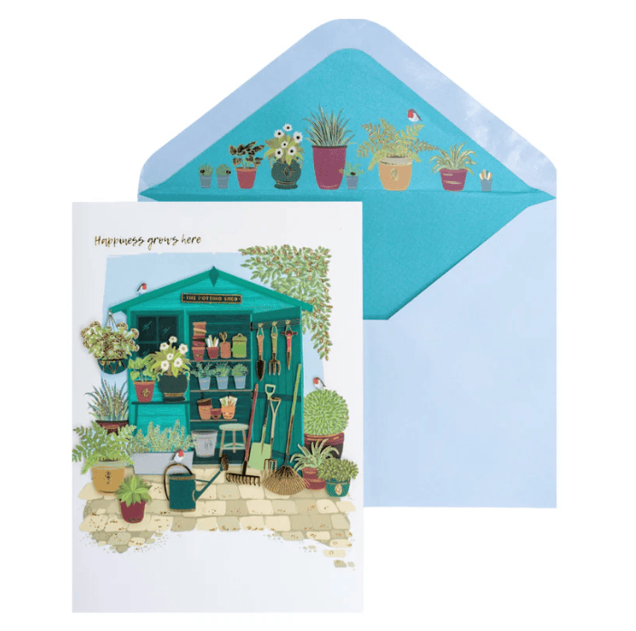 Niquea.D Cards Potting Shed Birthday Card