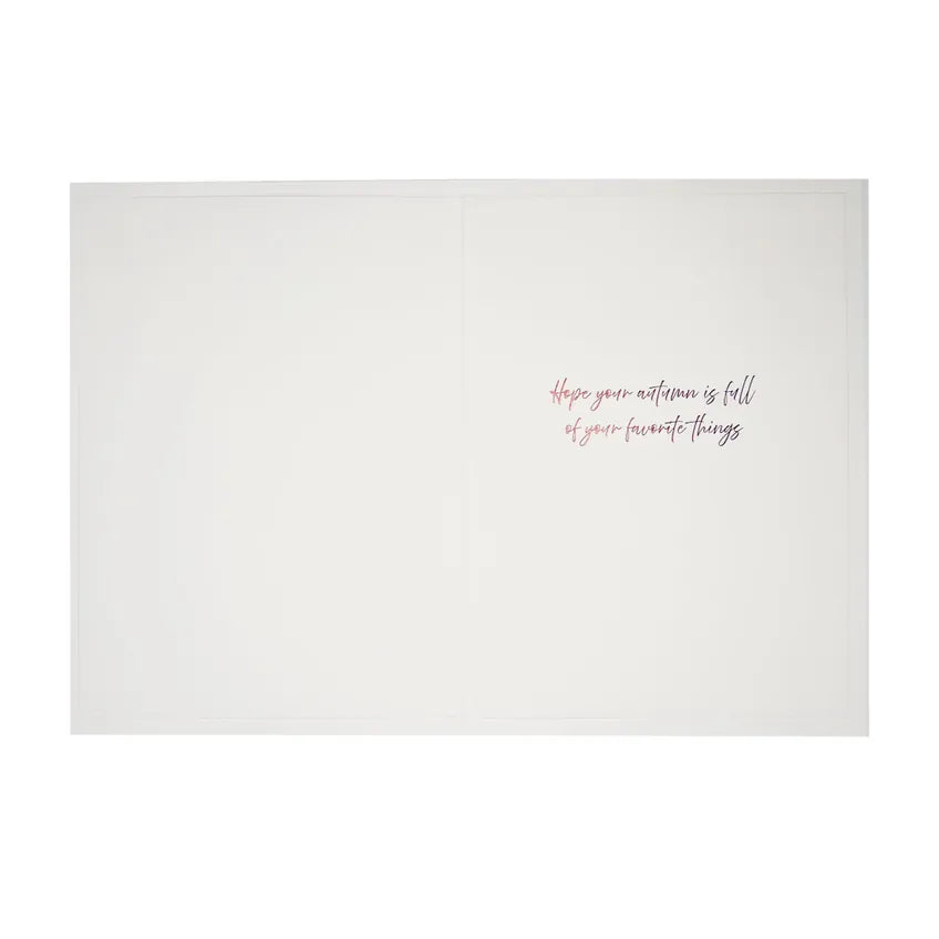 Niquea.D Cards Pumpkin Spice Latte Thanksgiving Card