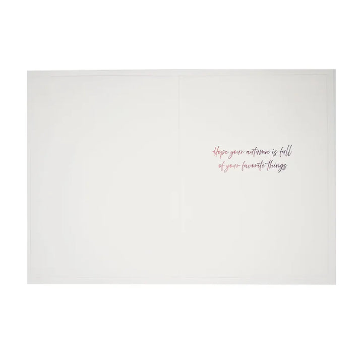 Niquea.D Cards Pumpkin Spice Latte Thanksgiving Card