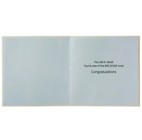 Niquea.D Cards Pup In Grad Hat Graduation Card