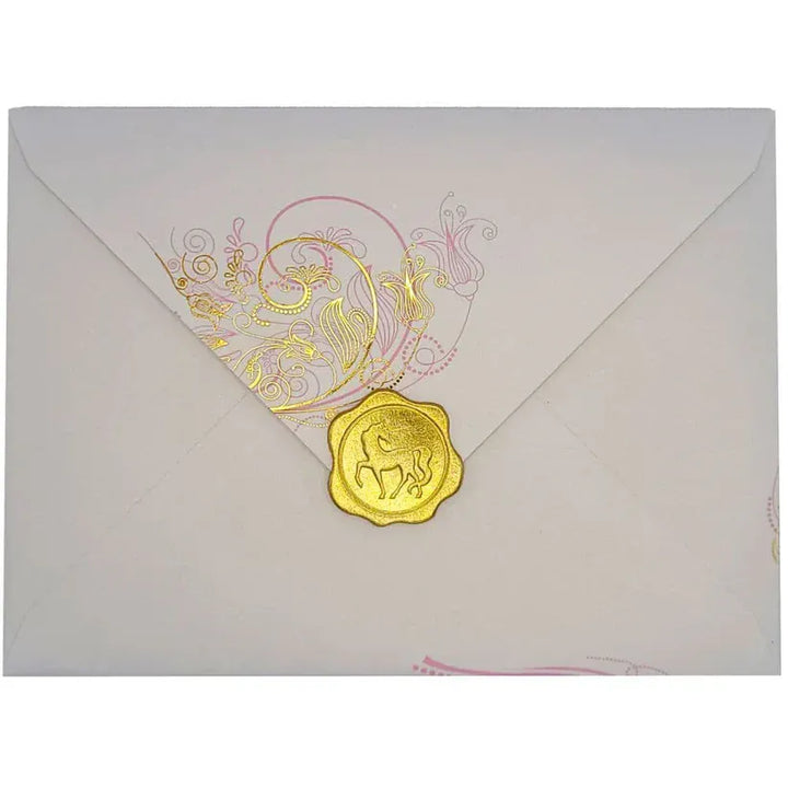 Niquea.D Cards Purple Orchid Thank You Card