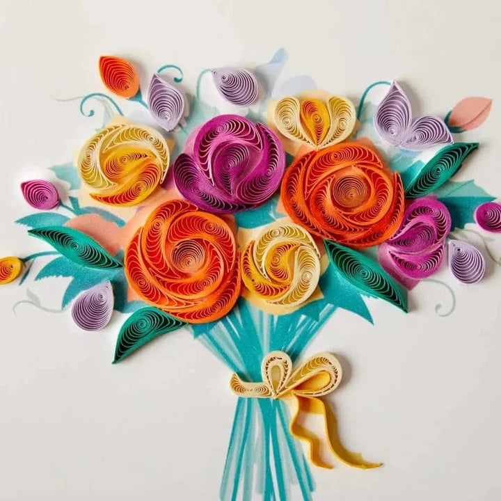 Niquea.D Cards Quilled Bouquet Birthday Card