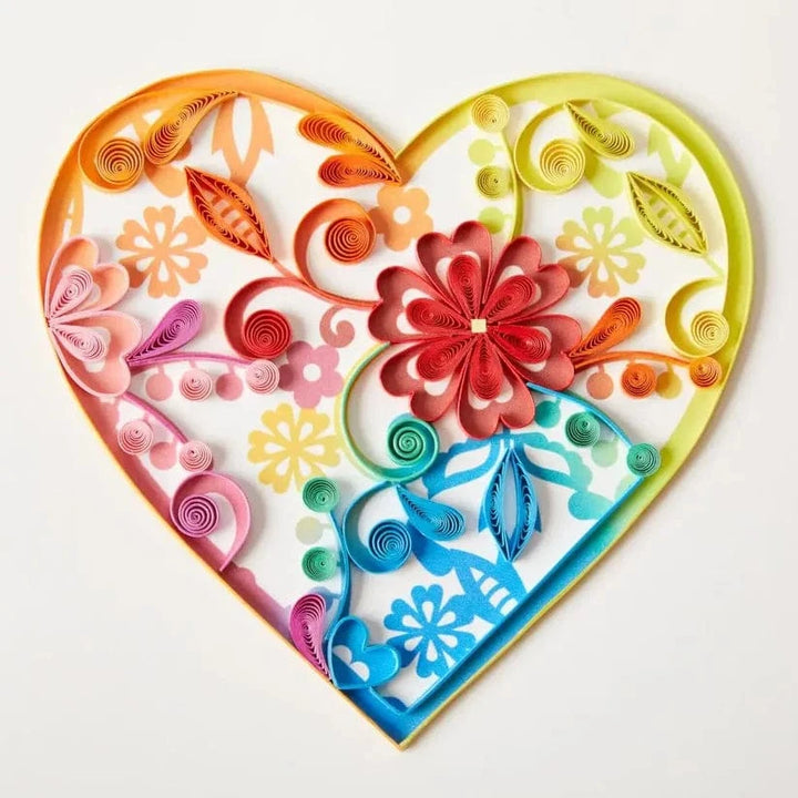 Niquea.D Cards Quilled Heart Blank Card