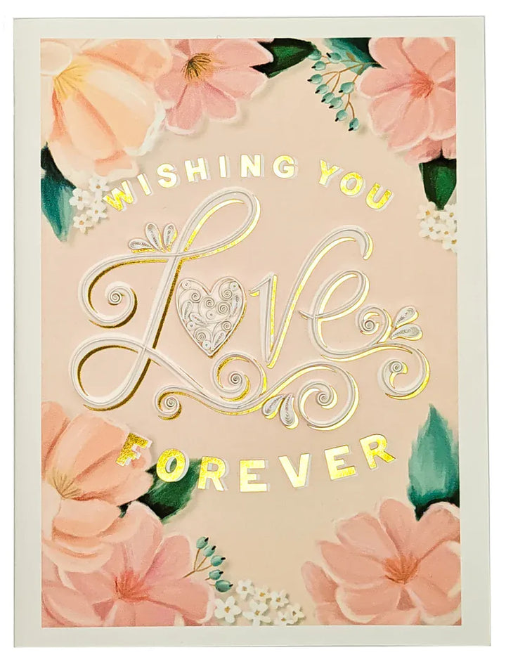 Niquea.D Cards Quilled Love Forever Wedding Card