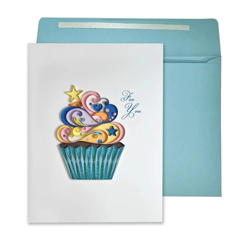 Niquea.D Cards Quilling Cupcake Birthday Card