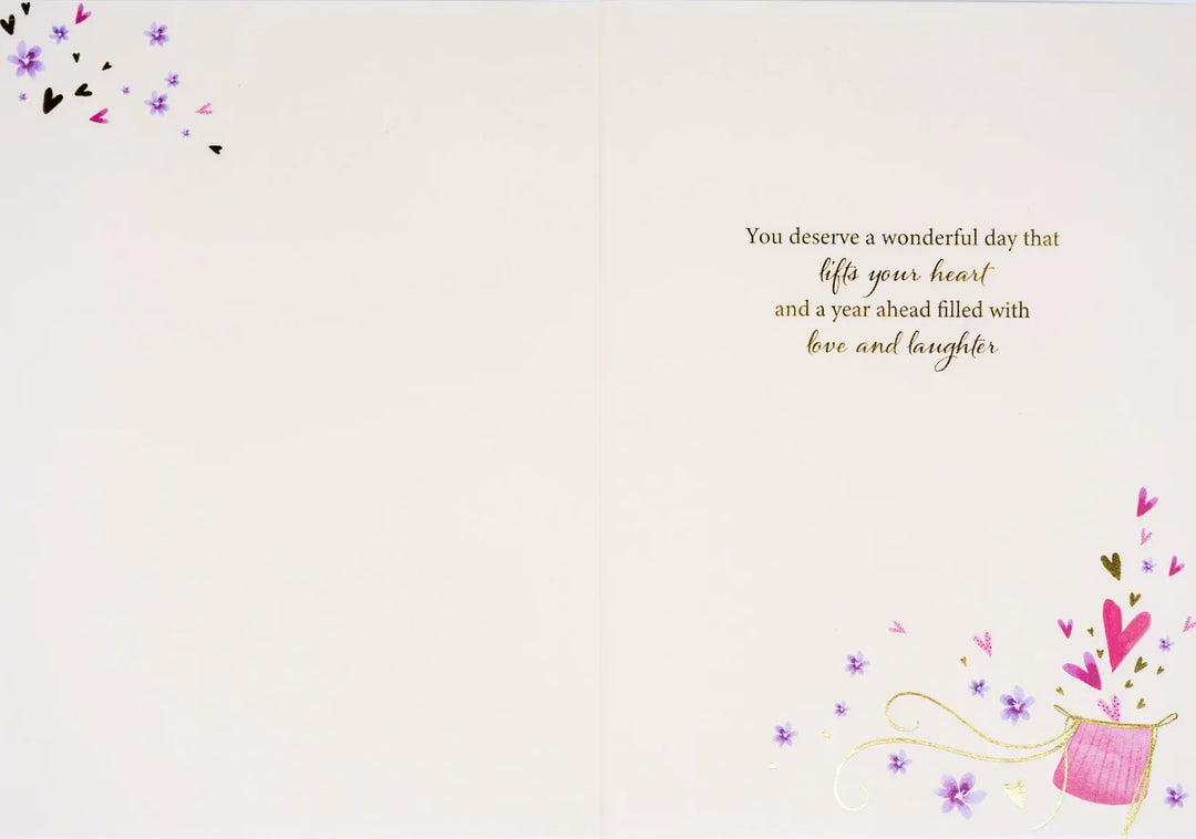 Niquea.D Cards Sister Flower Balloon Birthday Card