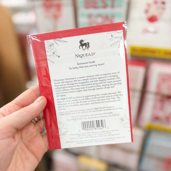 Niquea.D Cards Teapot Floral Mom Valentine's Day Card