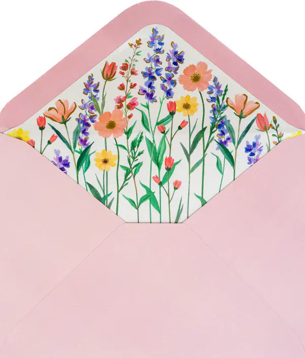 Niquea.D Cards Vellum Growing Flowers Birthday Card