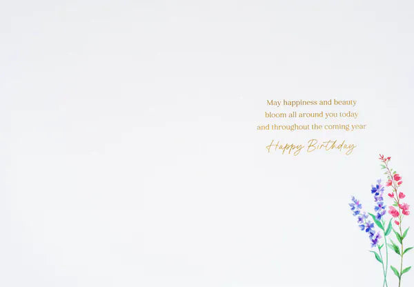 Niquea.D Cards Vellum Growing Flowers Birthday Card