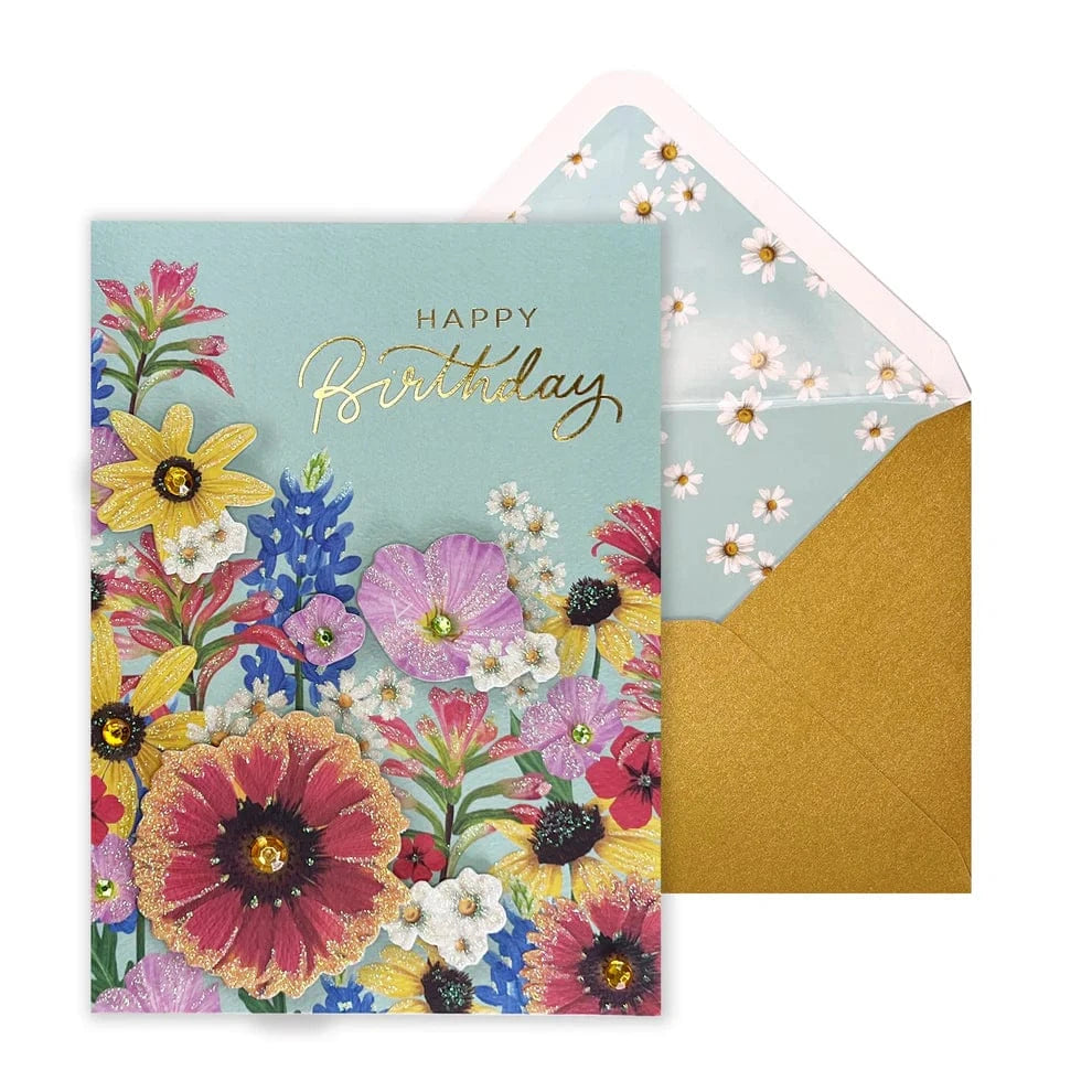 Niquea.D Cards Wildflowers Birthday Card