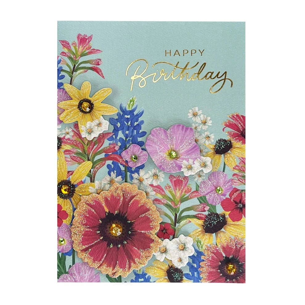 Niquea.D Cards Wildflowers Birthday Card