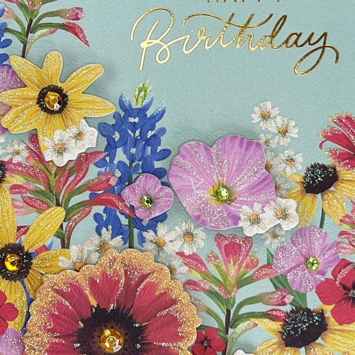 Niquea.D Cards Wildflowers Birthday Card
