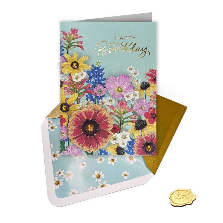 Niquea.D Cards Wildflowers Birthday Card