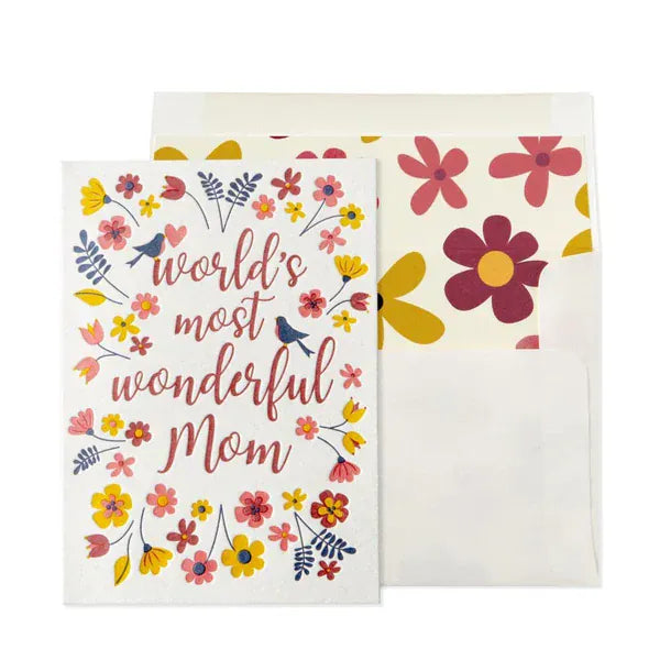 Niquea.D Cards World's Most Wonderful Mom Mother's Day Card