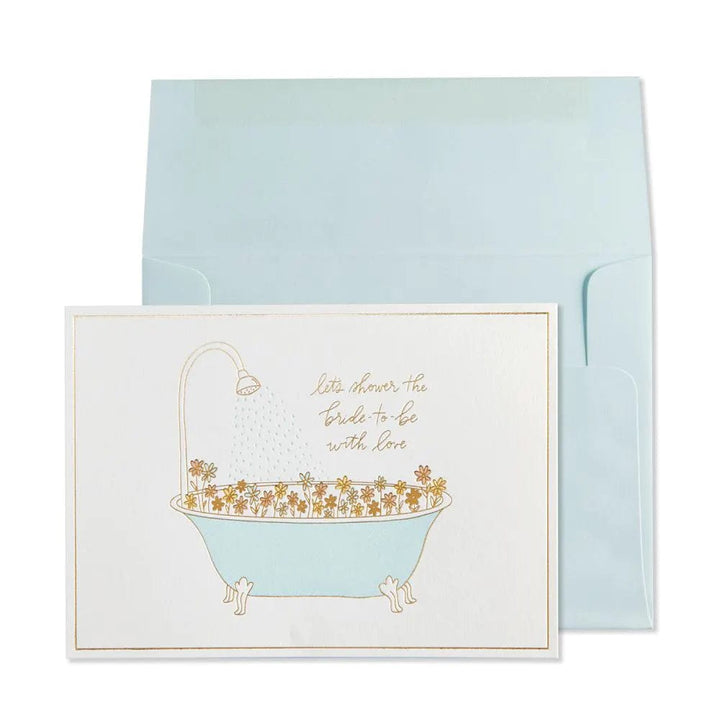 Niquea.D Single Card Bathtub Wedding Shower Card