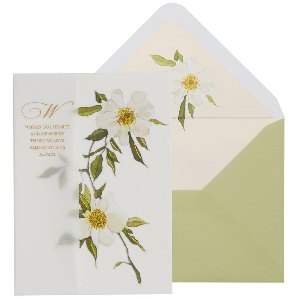 Niquea.D sympathy card Wild Roses Sympathy Card