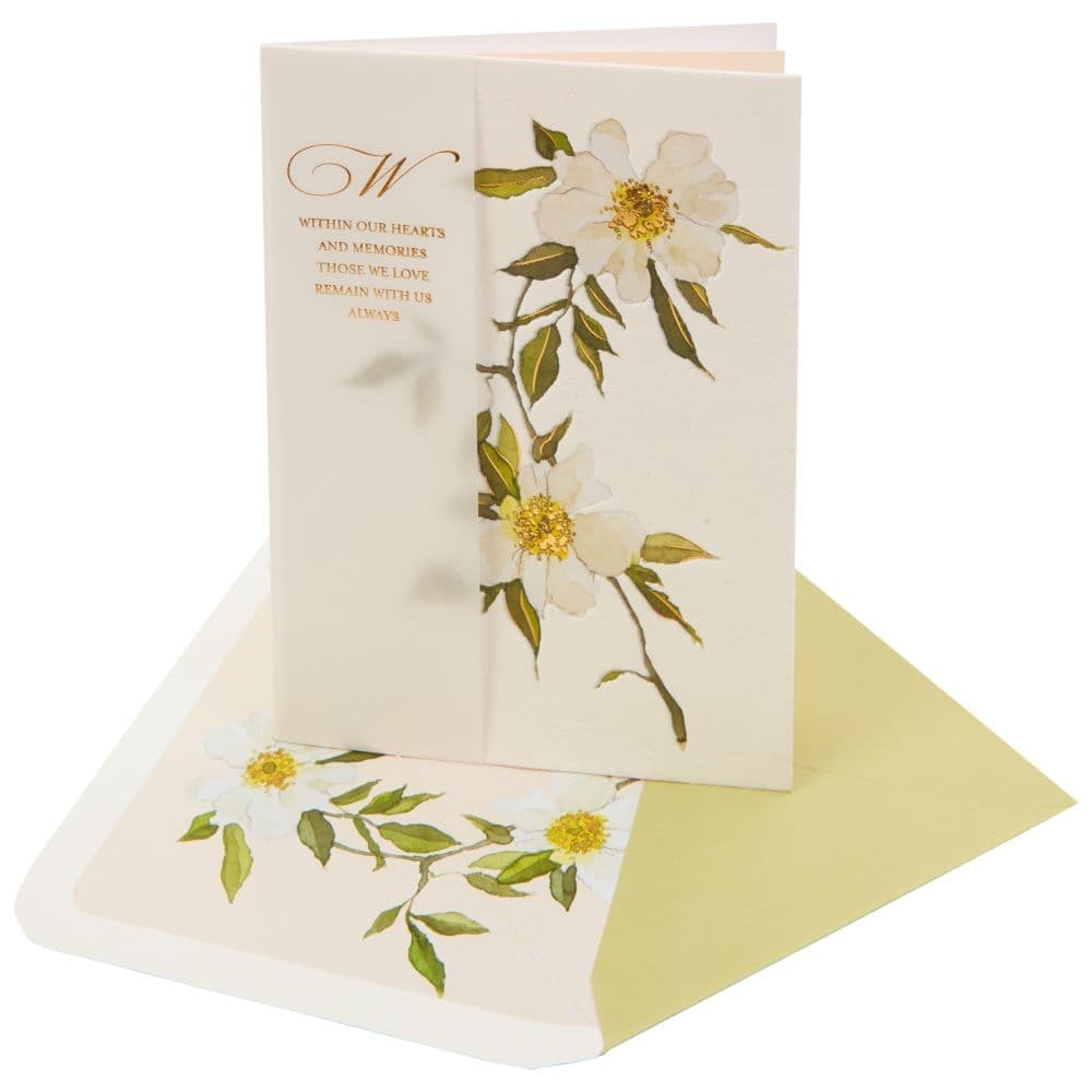 Niquea.D sympathy card Wild Roses Sympathy Card