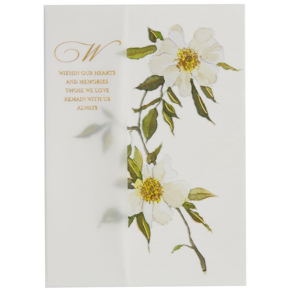 Niquea.D sympathy card Wild Roses Sympathy Card