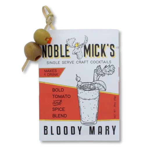 Noble Mick's Food and Beverage Bloody Mary Single Serve Cocktail Mix