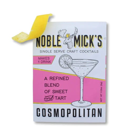 Noble Mick's Food and Beverage Cosmopolitan Single Serve Cocktail Mix