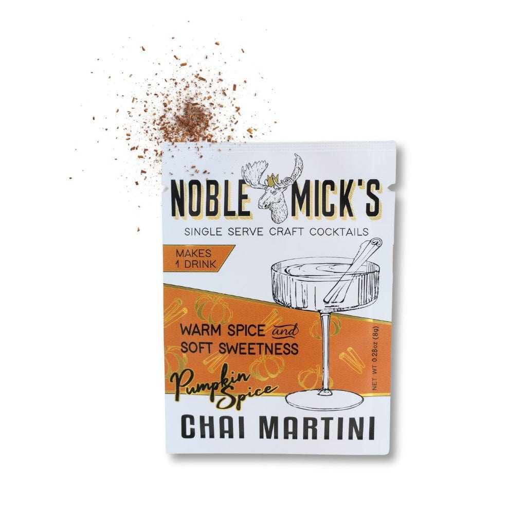 Noble Mick's Food and Beverage Pumpkin Spice Chai Martini Single Serve Cocktail Mix