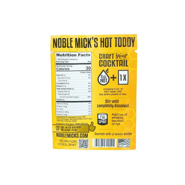 Noble Mick's Food and Beverage Single Serve Cocktail Mix