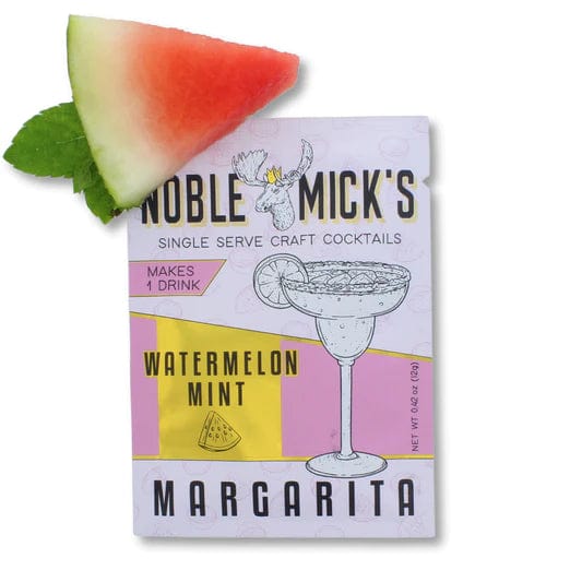 Noble Mick's Food and Beverage Watermelon Mint Margarita Single Serve Cocktail Mix