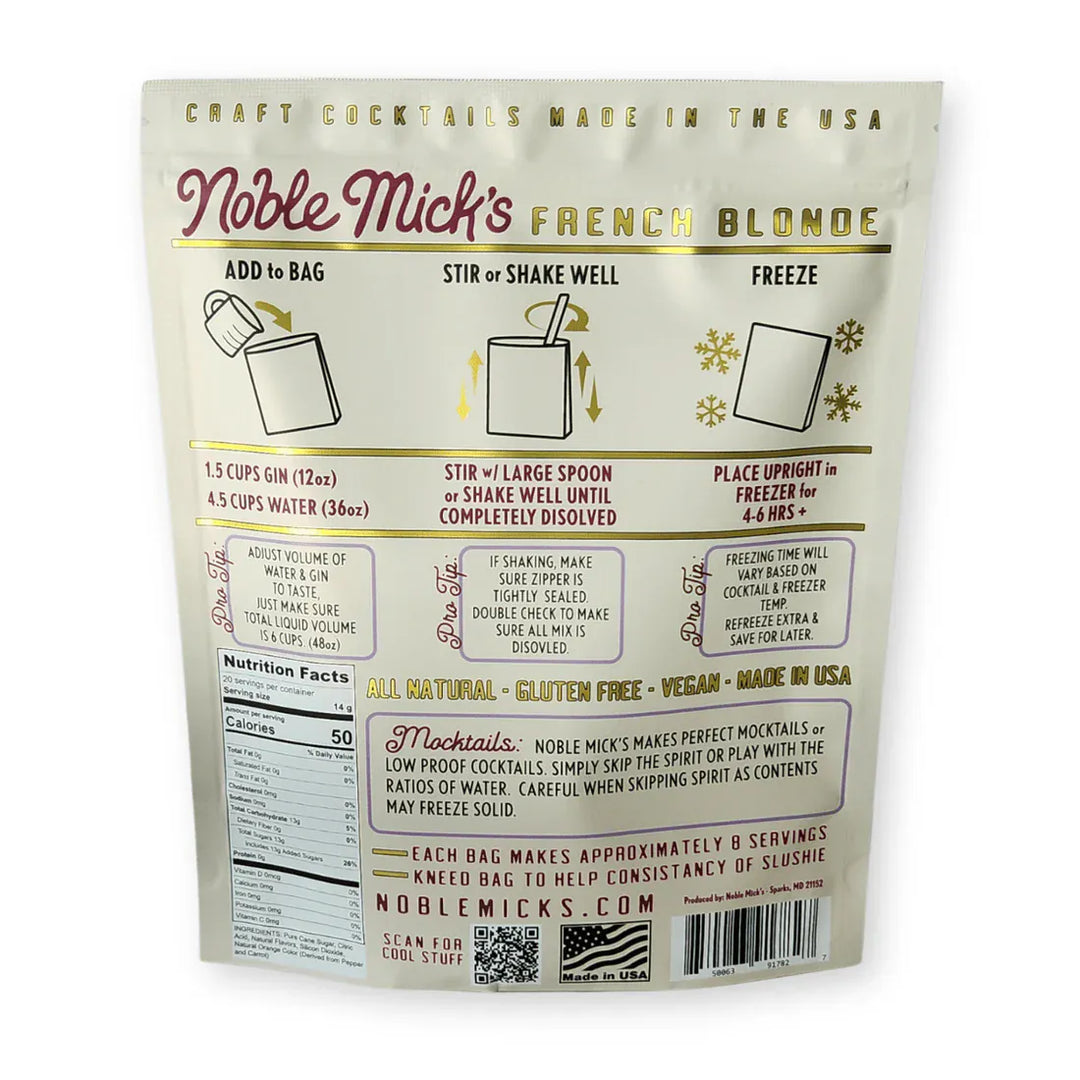 Noble Mick's Home Frozen French Blonde