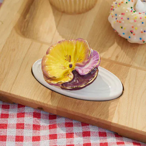 Nora Fleming Home Pansy Pop Mini | Nora Fleming