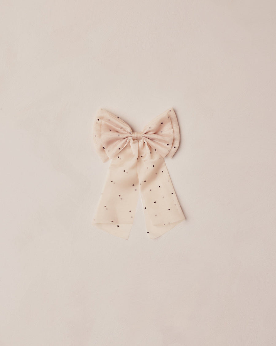 Noralee Baby Alice Bow - Flocked Dot