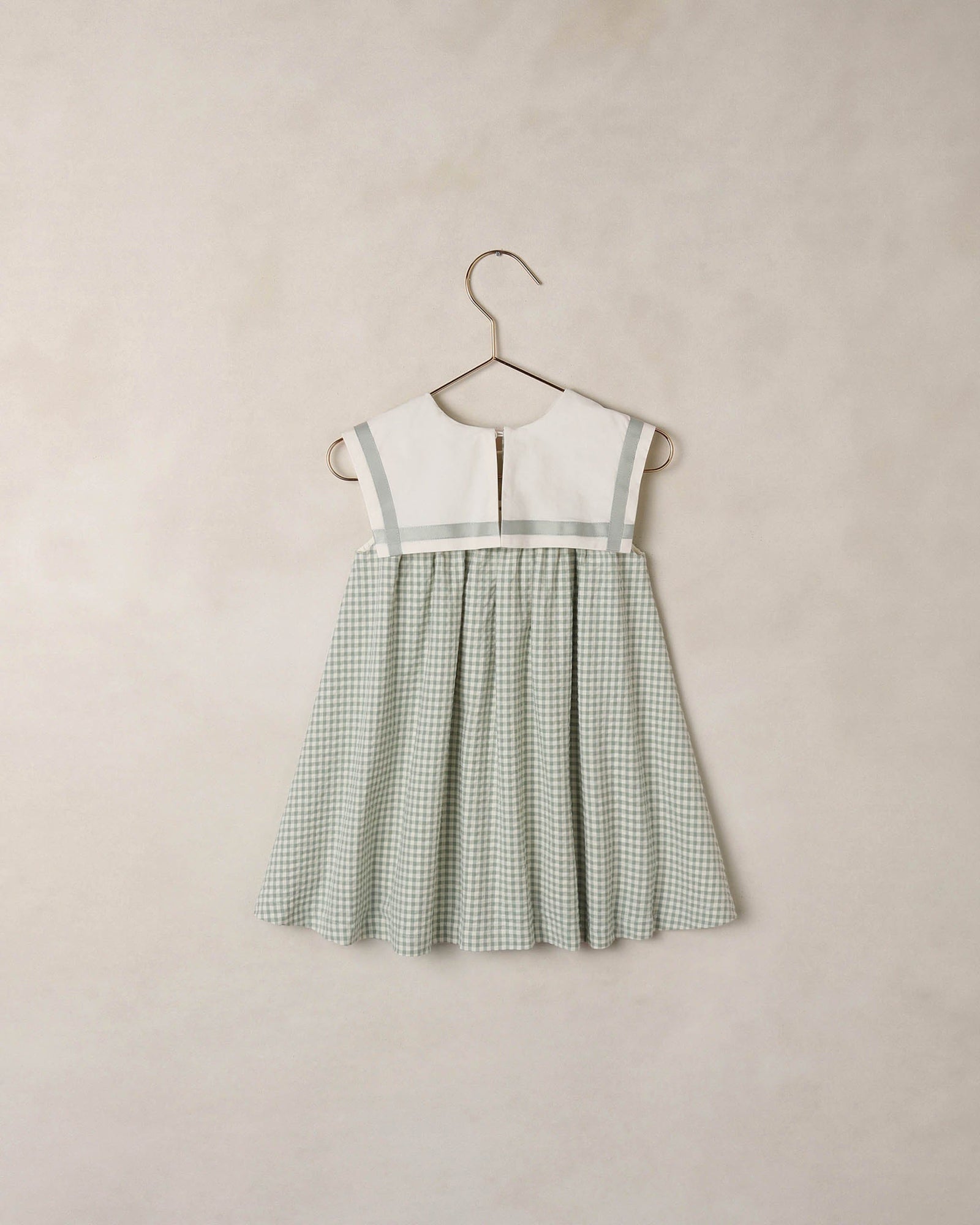 Noralee Baby Daisy Dress | Eucalyptus Check