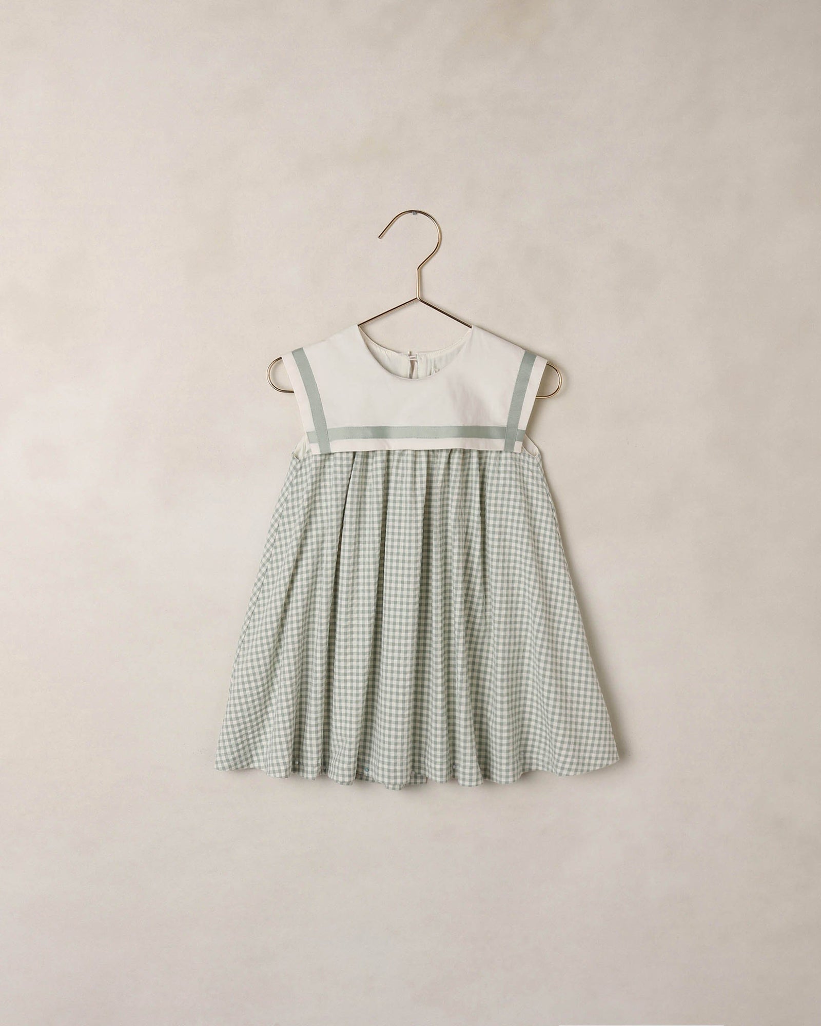 Noralee Baby Daisy Dress | Eucalyptus Check