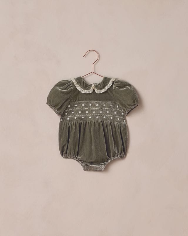 Noralee Baby Elizabeth Romper - Pine