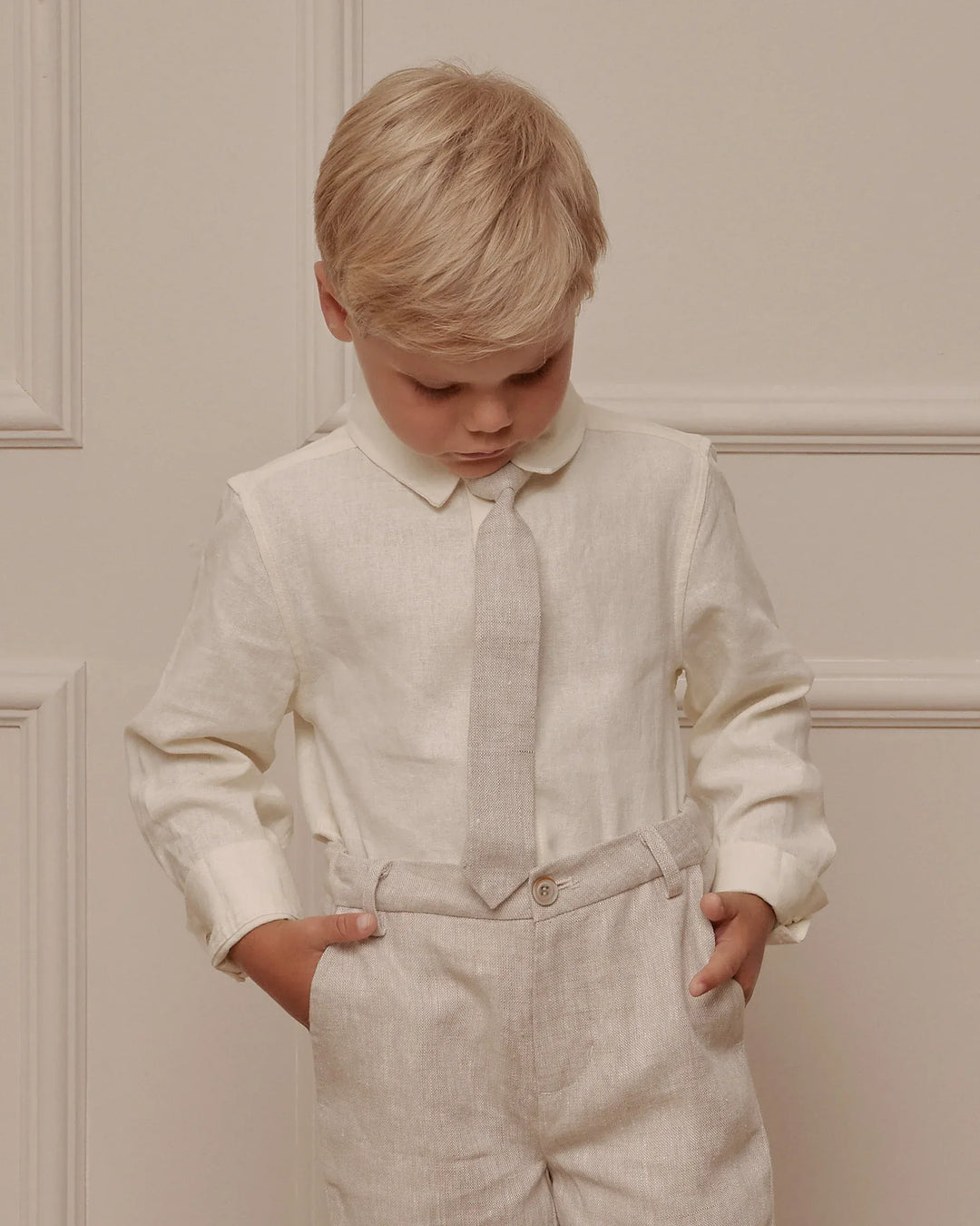 Noralee Baby Harrison Shirt - Ivory