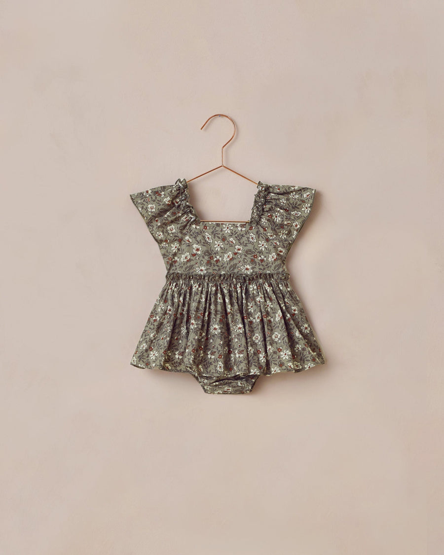 Noralee Baby Margot Romper - Holiday Meadow