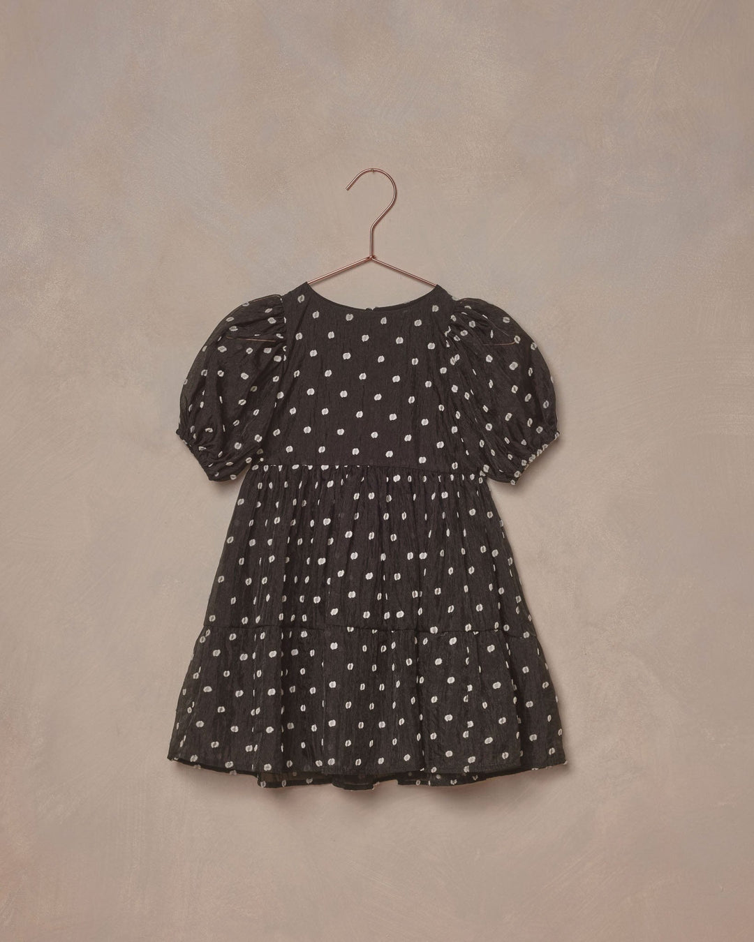 Noralee Baby & Toddler Dresses Chloe Dress - Black & Ivory Dot