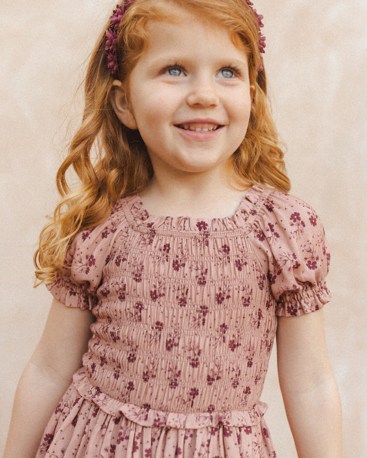 Noralee Baby & Toddler Dresses Cosette Dress - Fig Ditsy