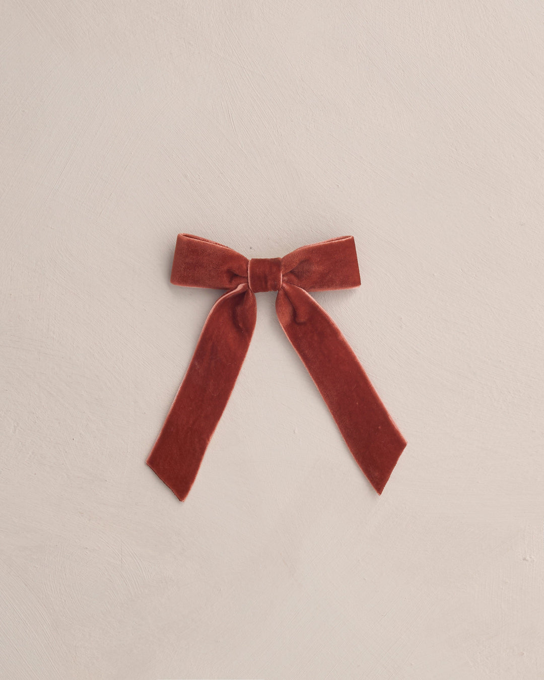 Noralee Baby Velvet Bow - Ruby