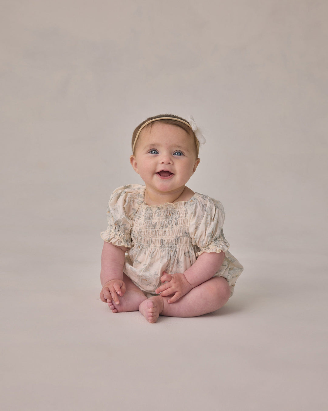 Noralee Hazel Romper | Mist English Rose