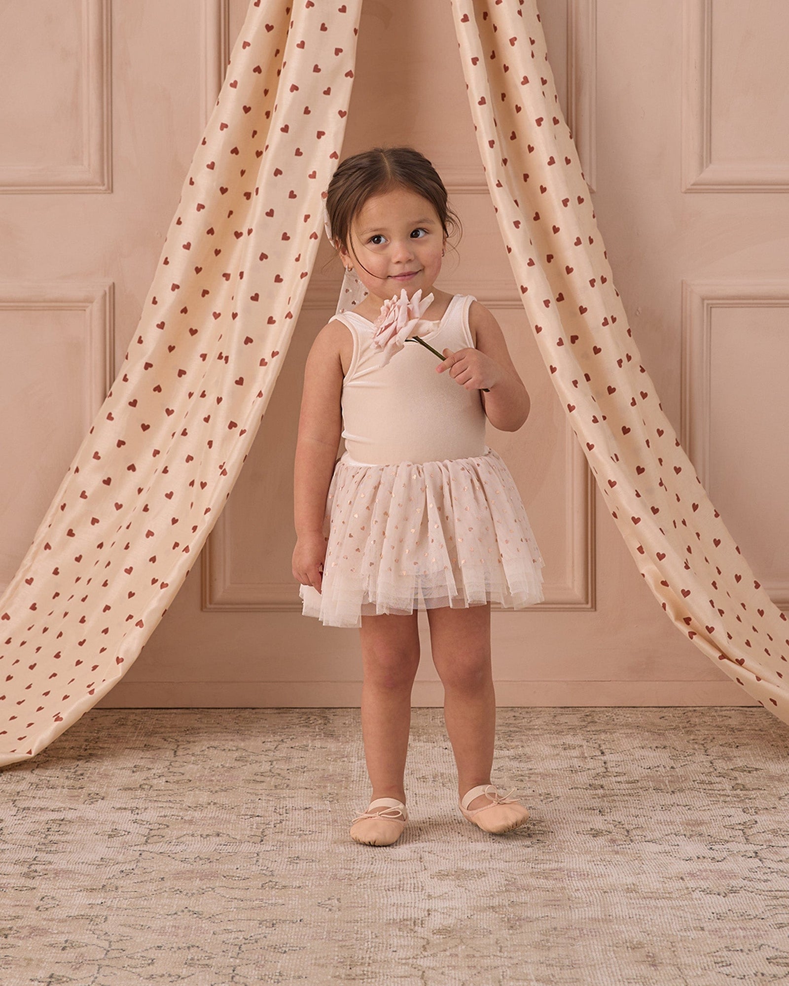 Noralee Tallulah Tutu | Rose Gold Hearts